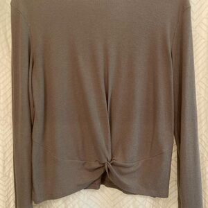 Abercrombie Kids Brown Knotted Blouse